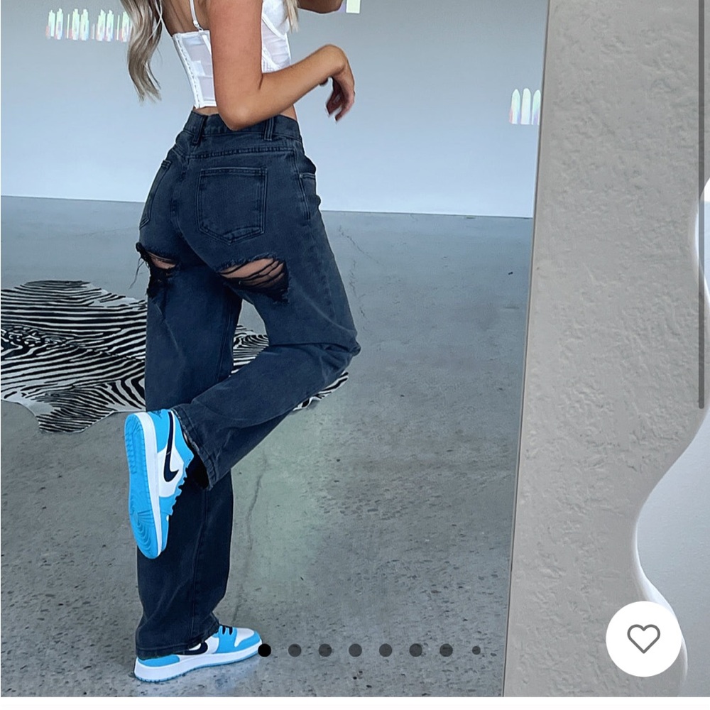 White fox jeans